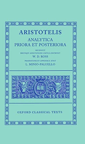 Aristotelis Analytica Priora Et Posteriora (Oxford Classical Texts)